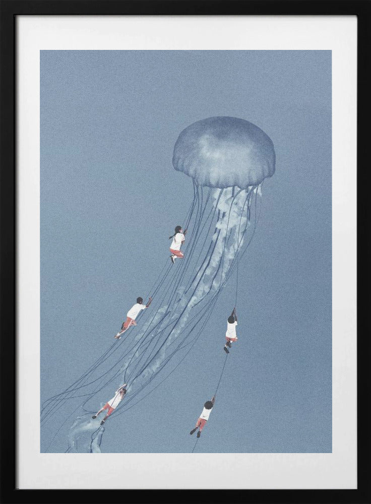 We came home smiling - Art Print by Maarten Léon