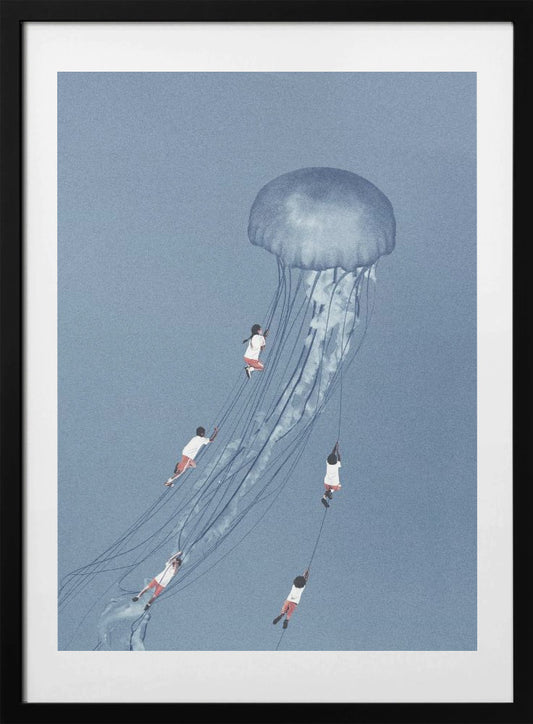 We came home smiling - Art Print by Maarten Léon