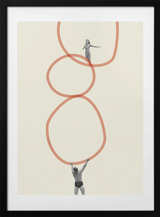 You make me feel everything - Art Print by Maarten Léon