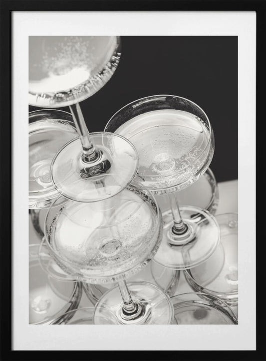 Champagne tower_5 - Art Print by Pictufy Studio III