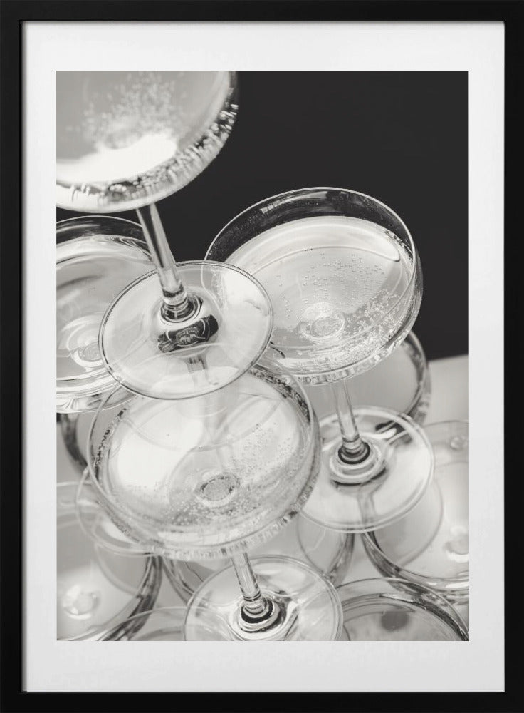 Champagne tower_5 - Art Print by Pictufy Studio III