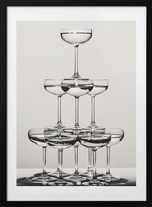 Champagne tower_6 - Art Print by Pictufy Studio III