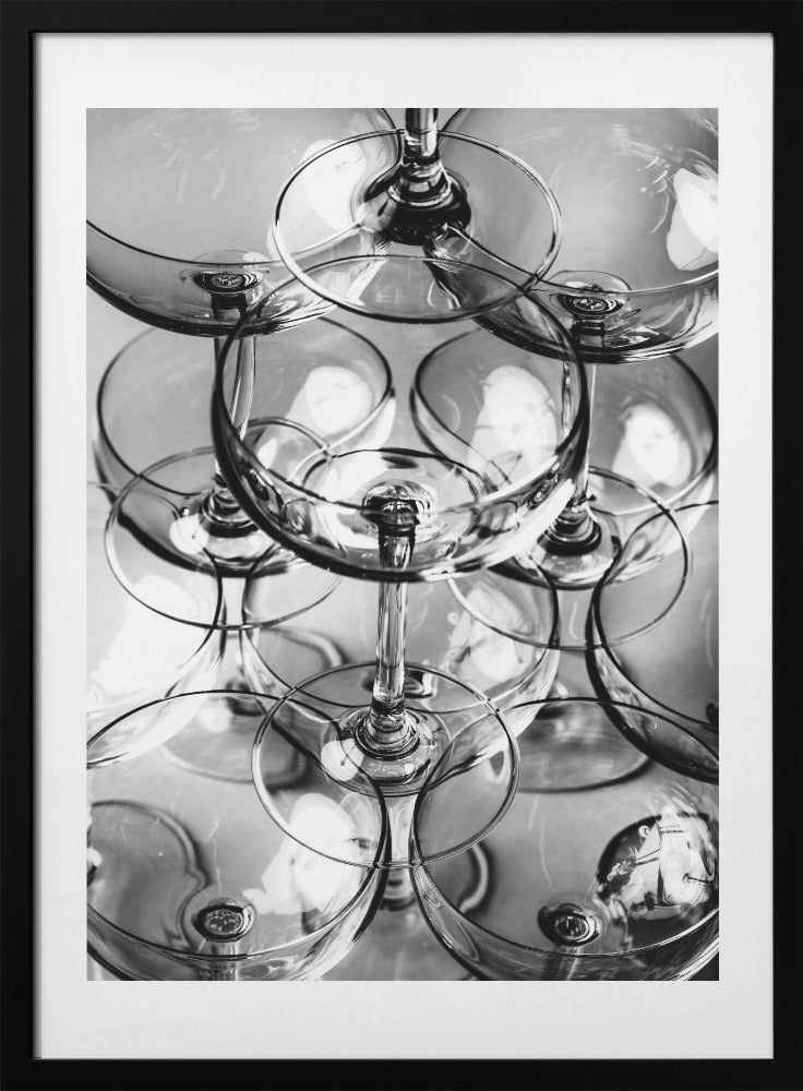 Champagne tower_8 - Art Print by Pictufy Studio III