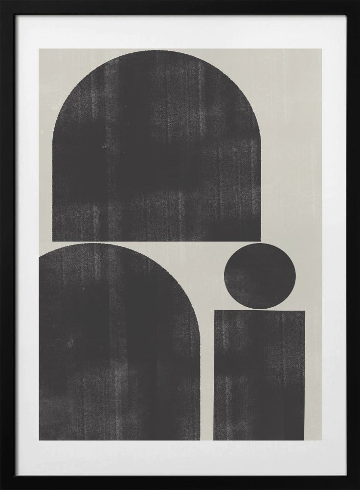 Geometric Silence - Art Print by THE MIUUS STUDIO