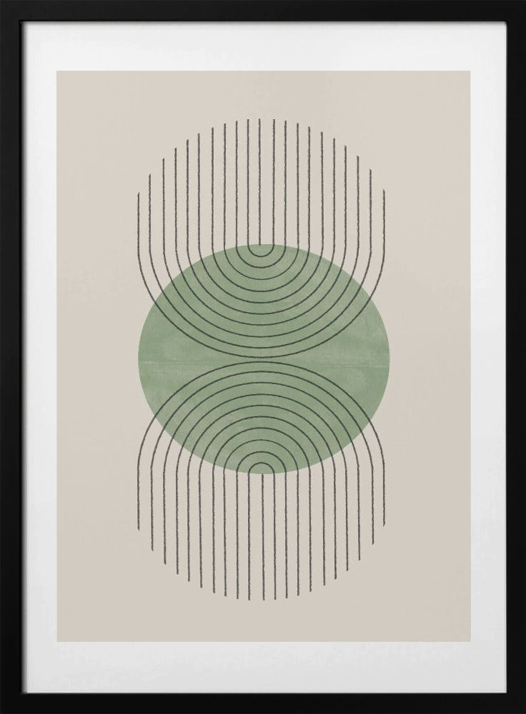 Symmetrical Waves - Art Print by THE MIUUS STUDIO