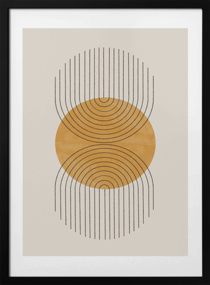 Symmetric Waves - Art Print by THE MIUUS STUDIO