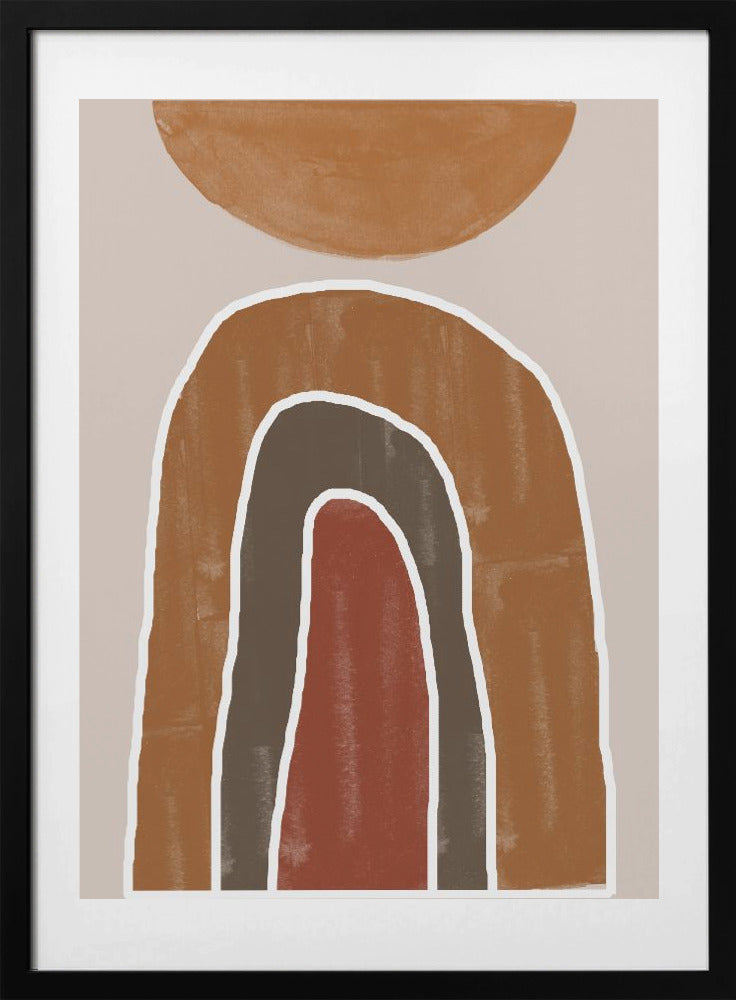Earthy Arches - Art Print by THE MIUUS STUDIO