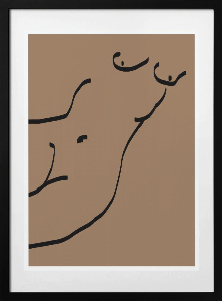 Curved Lines - Art Print by THE MIUUS STUDIO