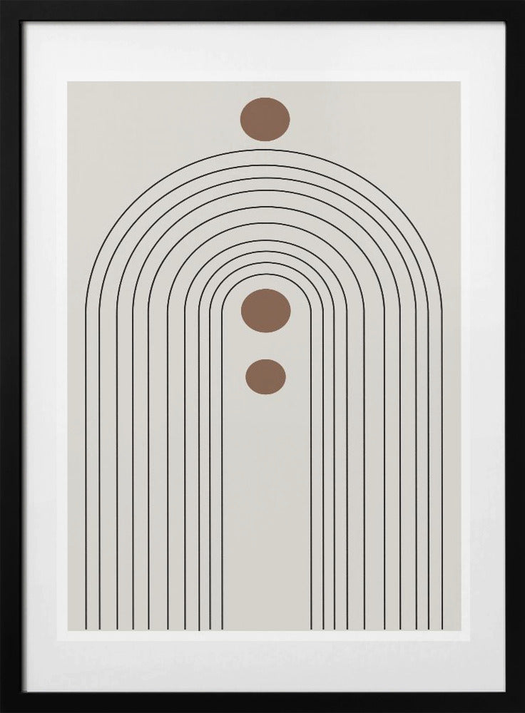 Retro Rainbow Echoes - Art Print by THE MIUUS STUDIO