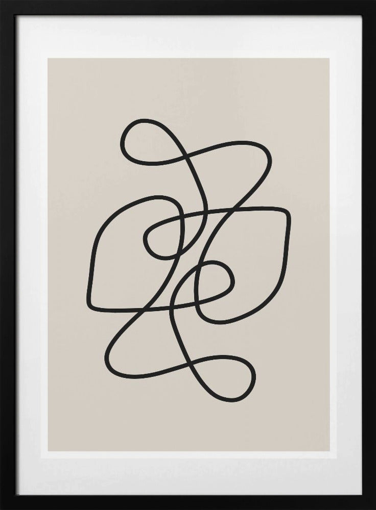 Endless Curves - Art Print by THE MIUUS STUDIO