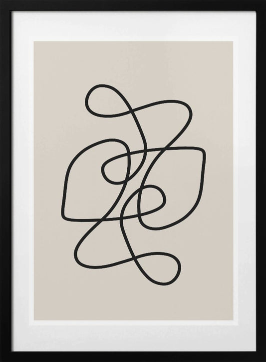 Endless Curves - Art Print by THE MIUUS STUDIO