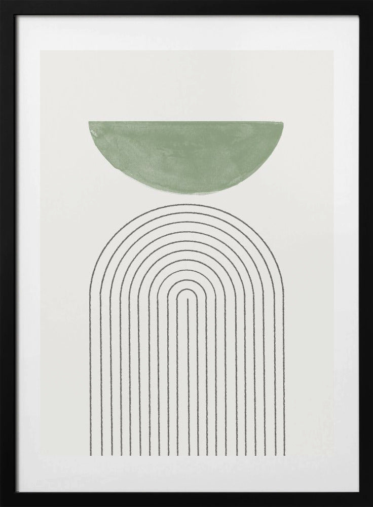 Curved Harmony - Art Print by THE MIUUS STUDIO