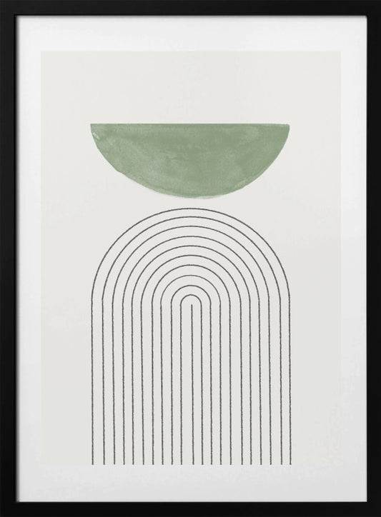 Curved Harmony - Art Print by THE MIUUS STUDIO