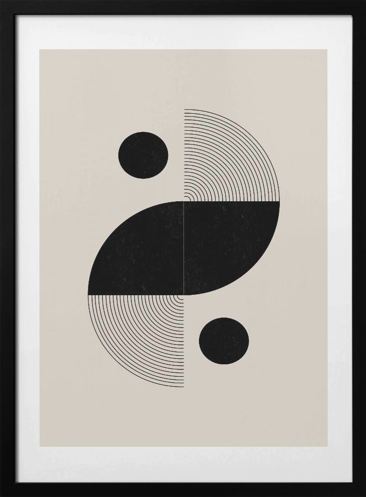 Yin Yang Echoes - Art Print by THE MIUUS STUDIO