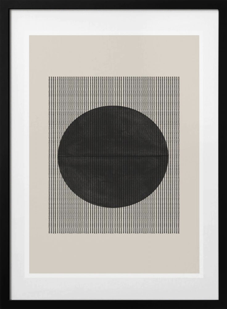 Circle Contrast - Art Print by THE MIUUS STUDIO