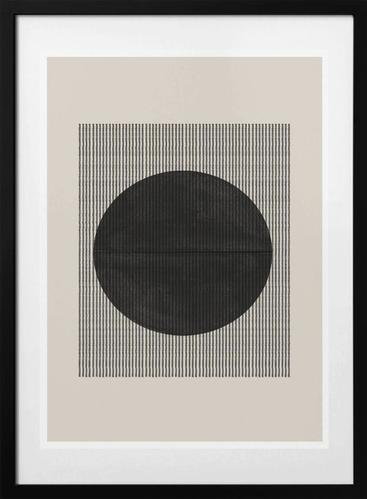 Circle Contrast - Art Print by THE MIUUS STUDIO