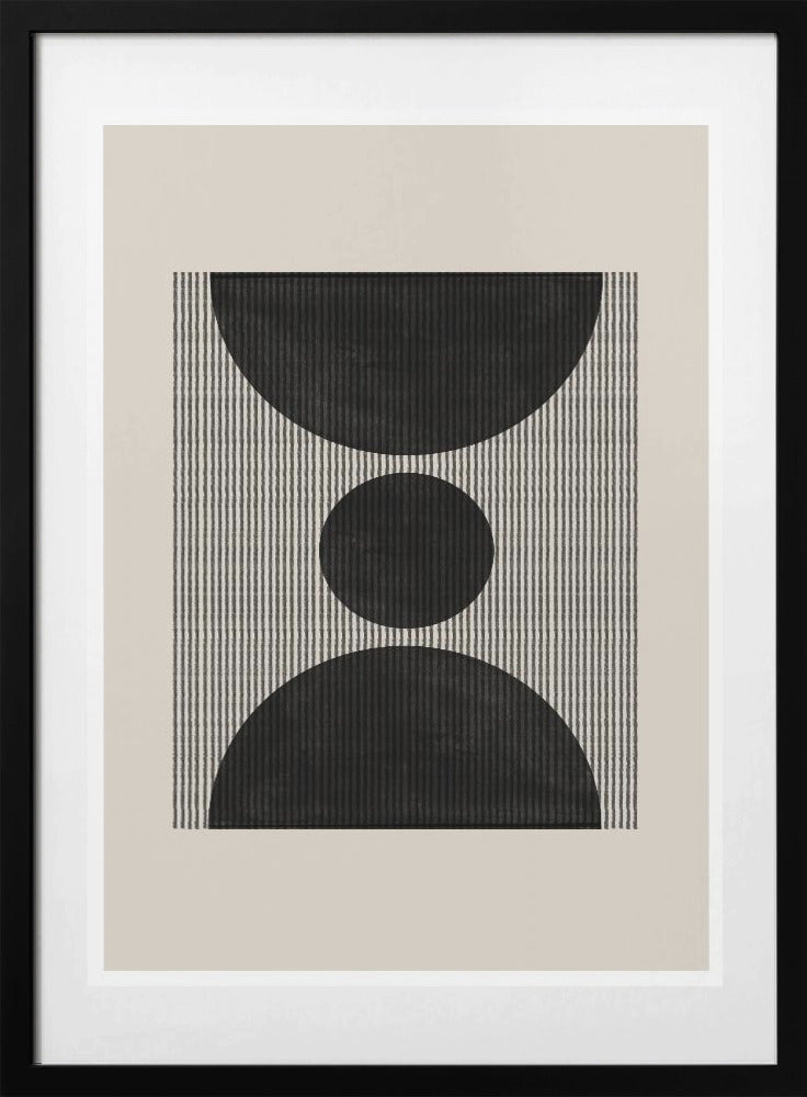Geometric Echoes - Art Print by THE MIUUS STUDIO