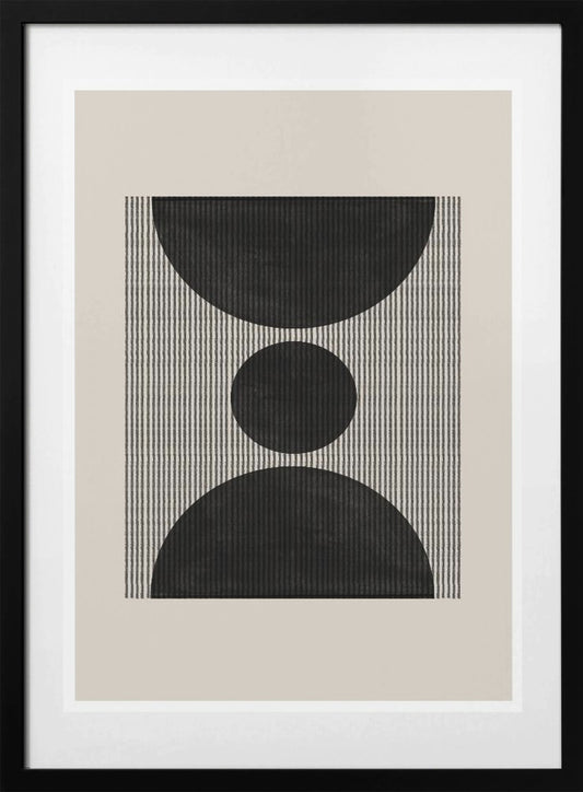 Geometric Echoes - Art Print by THE MIUUS STUDIO