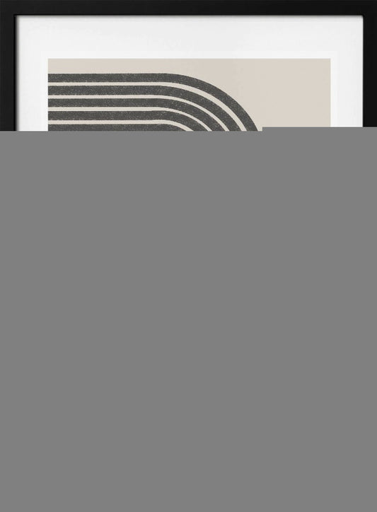 Curved Lines Dance - Art Print by THE MIUUS STUDIO