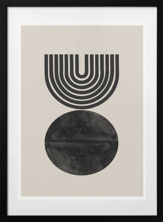 Monochrome Balance - Art Print by THE MIUUS STUDIO