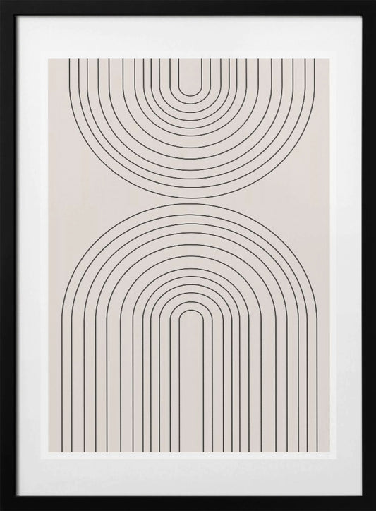 Curved Symmetry - Art Print by THE MIUUS STUDIO