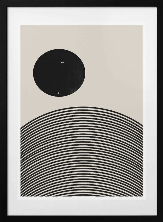 Circle and Curves - Art Print by THE MIUUS STUDIO