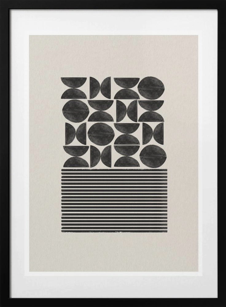 Geometric Balance - Art Print by THE MIUUS STUDIO
