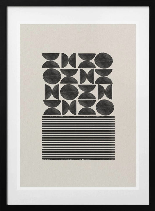 Geometric Balance - Art Print by THE MIUUS STUDIO