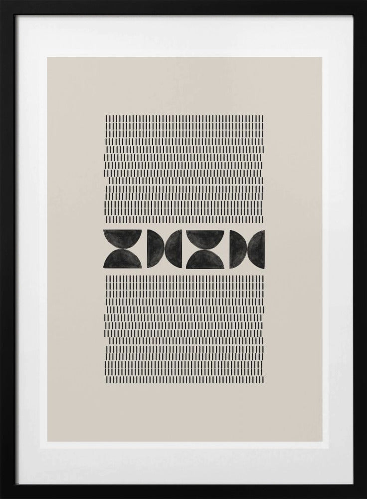 Geometric Harmony - Art Print by THE MIUUS STUDIO