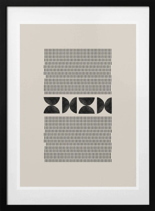 Geometric Harmony - Art Print by THE MIUUS STUDIO