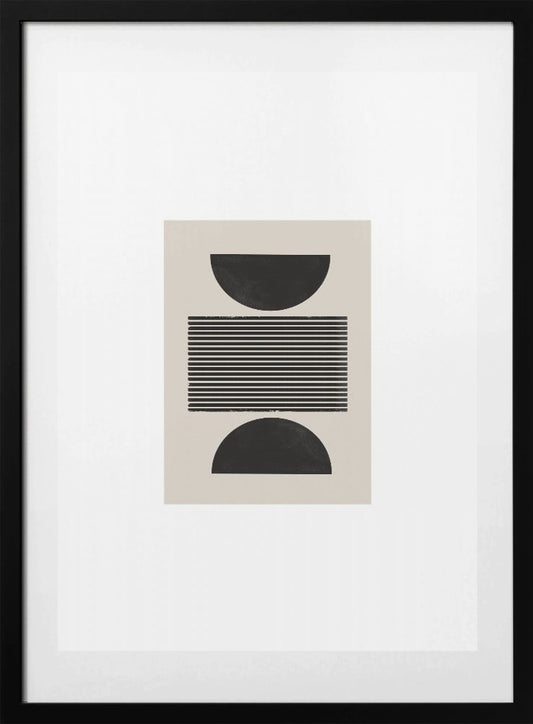 Monochrome Balance - Art Print by THE MIUUS STUDIO