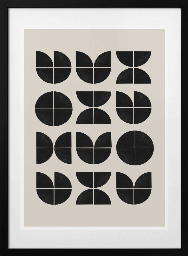 Geometric Harmony - Art Print by THE MIUUS STUDIO