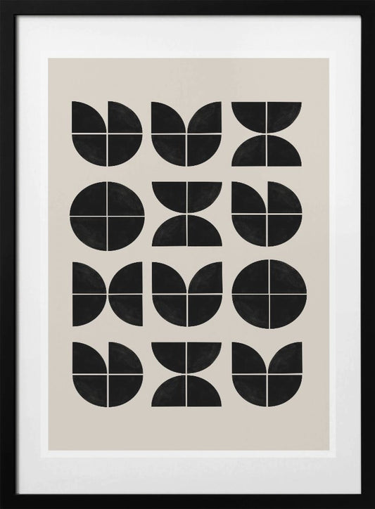 Geometric Harmony - Art Print by THE MIUUS STUDIO