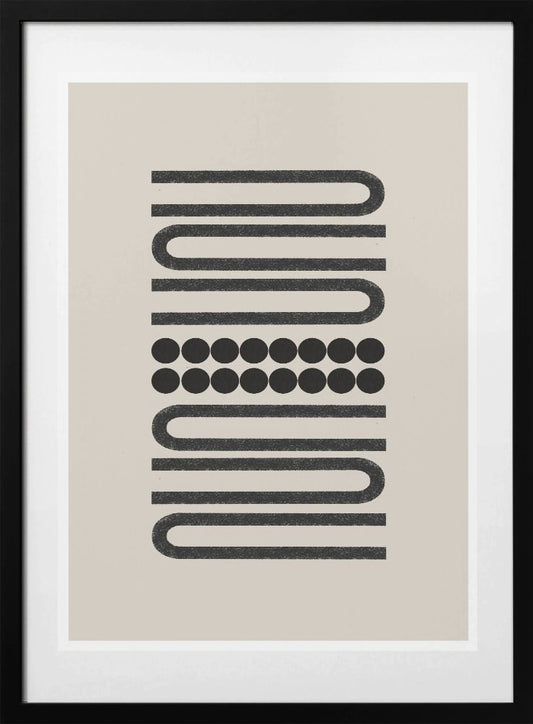 Geometric Harmony - Art Print by THE MIUUS STUDIO