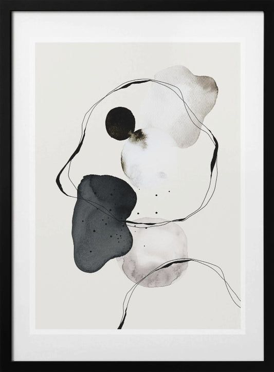 Monochrome Dance - Art Print by THE MIUUS STUDIO