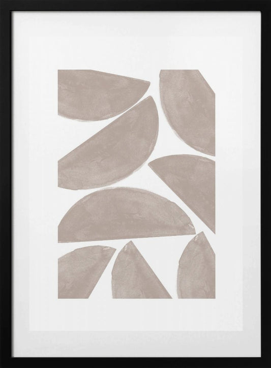 Shapes in Harmony - Art Print by THE MIUUS STUDIO