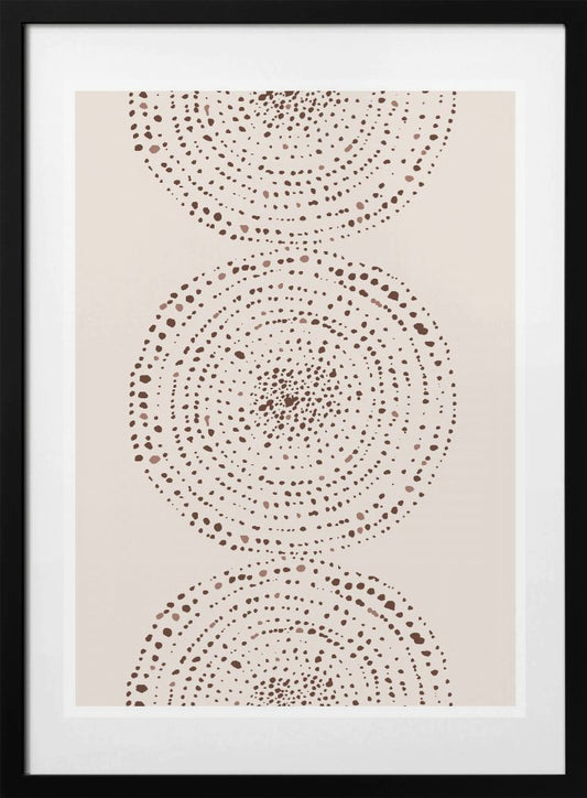 Concentric Whispers - Art Print by THE MIUUS STUDIO