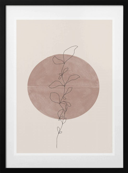 Circle and Vine - Art Print by THE MIUUS STUDIO