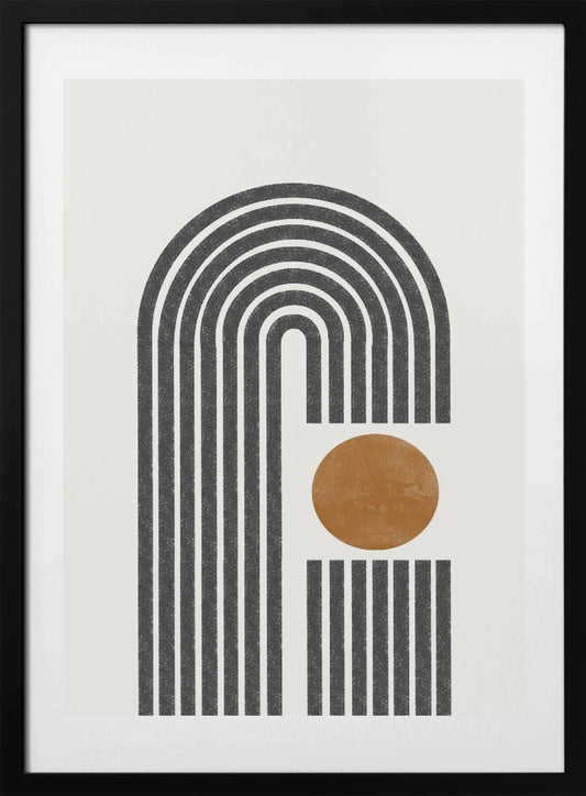 Sunset Curves - Art Print by THE MIUUS STUDIO