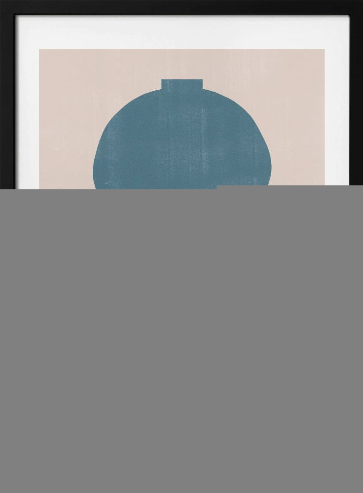 Cyan Silhouette - Art Print by THE MIUUS STUDIO