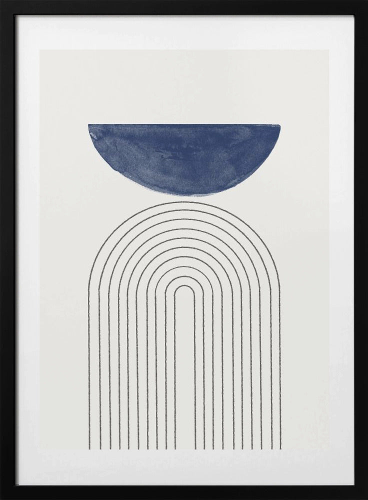 Curved Serenity - Art Print by THE MIUUS STUDIO