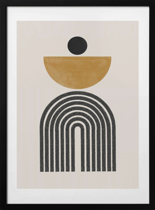 Geometric Harmony - Art Print by THE MIUUS STUDIO