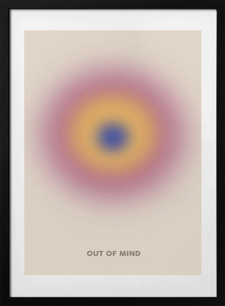 Colorful Concentric Glow - Art Print by THE MIUUS STUDIO