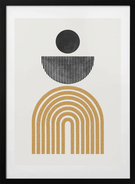 Geometric Harmony - Art Print by THE MIUUS STUDIO