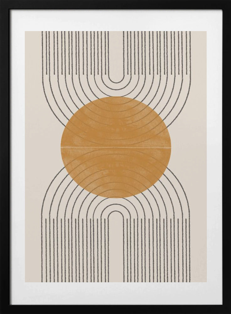 Retro Symmetry Flow - Art Print by THE MIUUS STUDIO