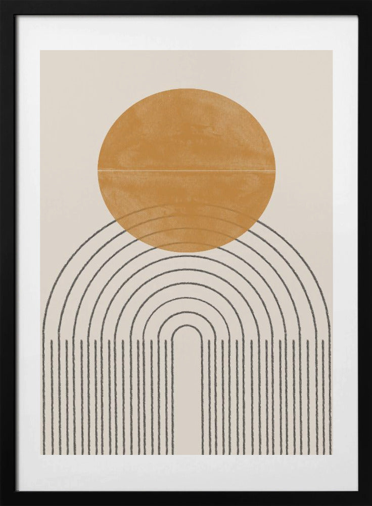 Arc and Sunburst - Art Print by THE MIUUS STUDIO