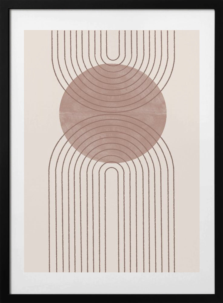 Curved Pathways - Art Print by THE MIUUS STUDIO