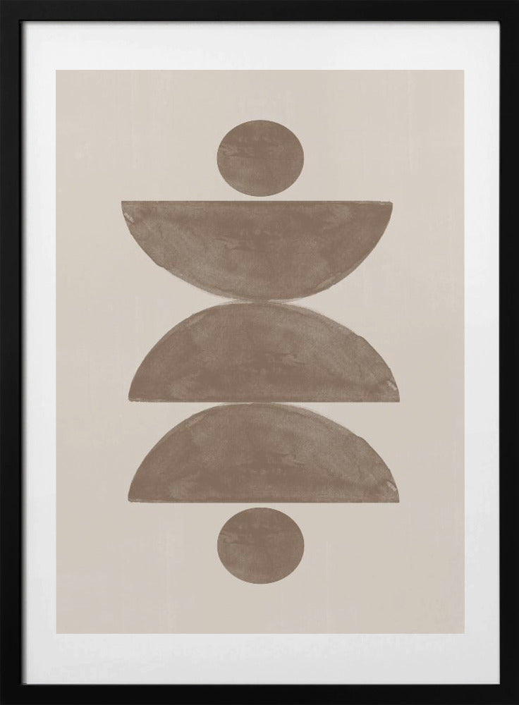 Balanced Geometrics - Art Print by THE MIUUS STUDIO