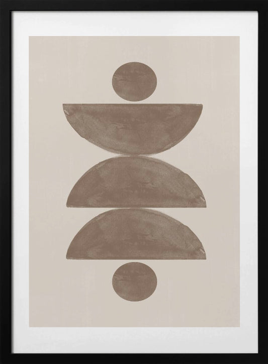 Balanced Geometrics - Art Print by THE MIUUS STUDIO