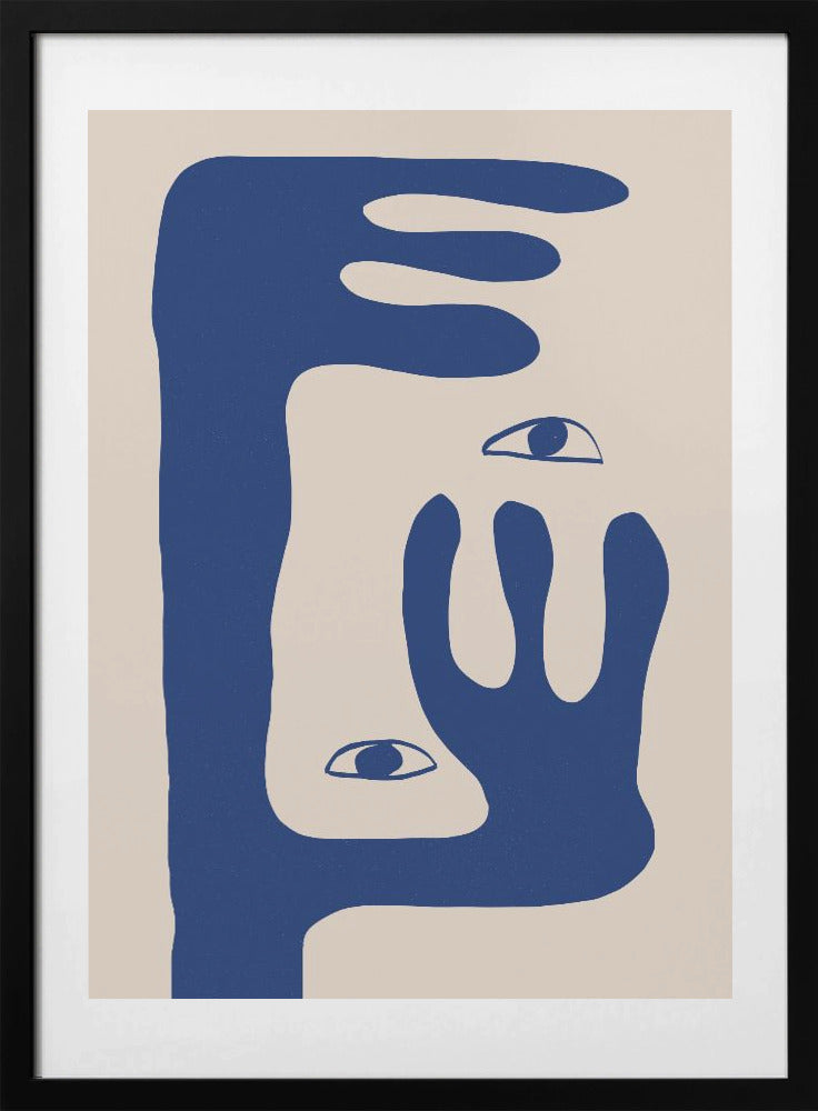 Abstract Face No1. - Art Print by THE MIUUS STUDIO